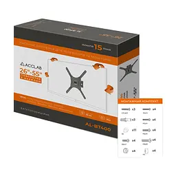 Кронштейн ACCLAB AL-BT400 (1283126504679) - миниатюра 7