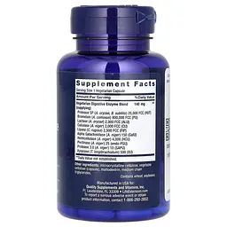 Комплекс травних ферментів Life Extension Enhanced Super Digestive Enzymes, 60 вегакапсул - мініатюра 2