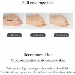 Кушон тональний №23 Dr. Althea Aurora Cover Cushion SPF 50+, PA +++, 15 гр х 2 шт. - мініатюра 6