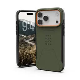 Чохол до мобільного телефона UAG iPhone 17 Pro Max Civilian MagSafe Olive/Orange (114546117297) - мініатюра 2