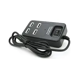Концентратор Voltronic USB 2.0 to 4xUSB black (YT-HWS4-B) - мініатюра 3
