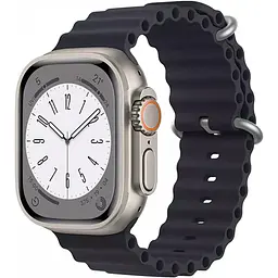 Ремінець Ocean Band для Apple Watch 42/44/45/46/49mm Charcoal Gray [114390] - мініатюра 1