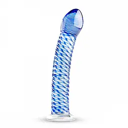 Стеклянный дилдо Gildo Glass Dildo No. 5, 18х3.5 см - миниатюра 2