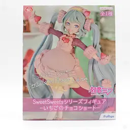 Фігурка FuRyu Вокалоїд Хацуне Міку Vocaloid Hatsune Miku Sweet Sweet Strawberry Choco Short 17 см WST VC HM 1 - мініатюра 3