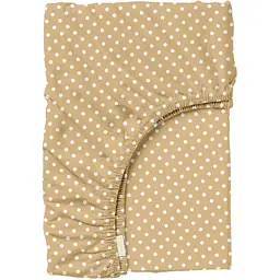 Простирадло Cosas на резинці 80х160 beige dots, бежевий (DropBeige_80х160х20)