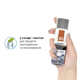 Анальна змазка на силіконовій основі JO ANAL PREMIUM — COOLING (60 мл) - мініатюра 4