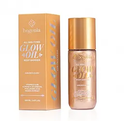 Олія-шимер для тіла Bogenia Glow Oil Body Shimmer Golden Glow 100 мл