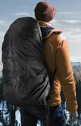 Чохол-дощовик для рюкзака Nela-Style Raincover до 60L чорний