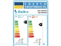 Спліт-система DAIKO Northland Inverter GRK-H09WINX/GRK-I09WINX - мініатюра 7