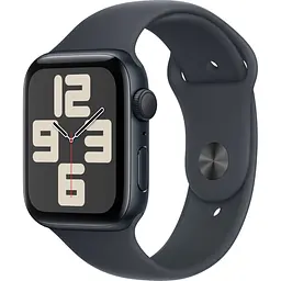 Смарт-годинник Apple Watch SE 2 GPS 44mm Midnight Aluminum Case with Midnight Sport Band M/L 2024 (MXEK3) [123348]