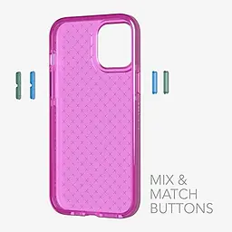 Протиударний чохол з антимікробним покриттям Tech21 Evo Check для iPhone 12 Pro Max (6.7") Mystical Fuchsia - мініатюра 2