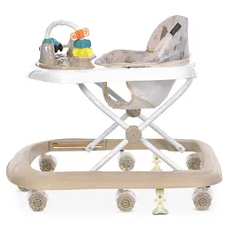 Дитячі ходунки SIMPLY ME 1215 Beige з брязкальцями музичні - мініатюра 3