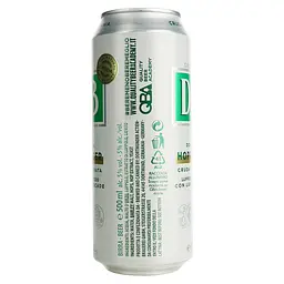 Пиво DAB Hoppy Lager світле, 5%, з/б, 0.5 л - мініатюра 4