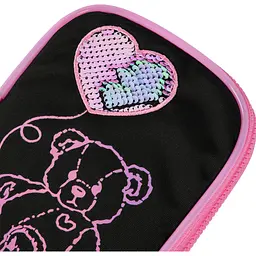 Пенал м'який Yes PH-35 Pink Bear з LED (533777) - мініатюра 4