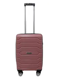 Валіза маленька S поліпропілен Madisson Snowball 01103 58×37×22см 35л Рожеве золото