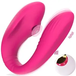 Вібратор вакуумний I'MCUM Vacuum Rose Pleasure Рожевий (IM-ZDB232) - мініатюра 2
