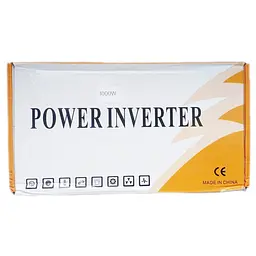 Автомобільний інвертор Solar Power Inverter 017 модифікована синусоїда Red 2 розетки 4 USB екран прикурювач з 12V на 220V 1000W (11060) - мініатюра 5