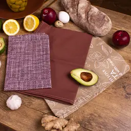Набір рушників MirSon №641 Brown kitchen 90х45 см 3 шт. (2200006740926) - мініатюра 2