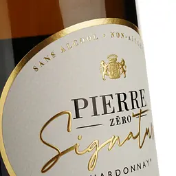 Ігристе вино безалкогольне Pierre Zéro Signature Chardonnay Sparkling, біле, напівсолодке, 0,75 л - мініатюра 3
