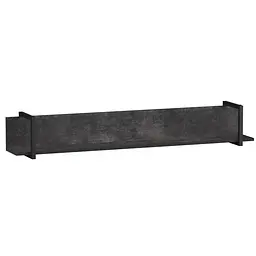 Полиця для книг та декору Moreli Forte F-0015 у стилі Loft 1358х220х220 мм Бетон Темний