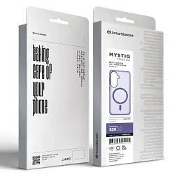 Чохол ArmorStandart Mystiq MagCase для Samsung S26 5G Dark Violet - мініатюра 3