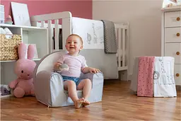 Дитяче крісло Bubaba FreeON Safari, grey - мініатюра 3