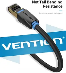 Патч-корд Vention CAT 8 Ethernet Black 20 м (IKABQ) - мініатюра 6