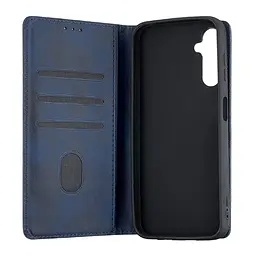 Чохол-книжка Premium Samsung A14 4G (A145)/A14 5G (A146) Dark Blue - мініатюра 2