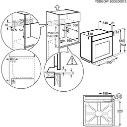 Духовка електрична Electrolux EOD5C71X - мініатюра 9