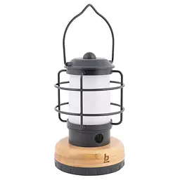 Ліхтар кемпінговий Bo-Camp Hastings Rechargeable 200 Lumen Bamboo з функцією Powerbank Сірий - мініатюра 2