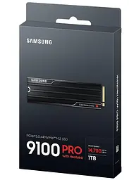 Накопичувач SSD Samsung m.2 NVMe 1TB 9100 PRO V-NAND TLC with Heatsink PCIe 5.0 (MZ-VAP1T0CW) - мініатюра 4