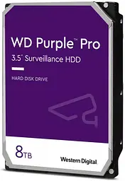 Жорсткий диск 8TB 3.5" 7200 256MB SATA Purple Pro Surveillance WD teh0013498 - мініатюра 2
