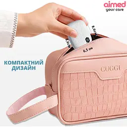 Ультразвуковий контейнер для очищення контактних лінз AIMED Lens Master з таймером днів і дзеркалом - мініатюра 5