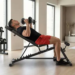 Лавка тренувальна Gymtek XL800 з еспандерами та партою Скотта - мініатюра 13