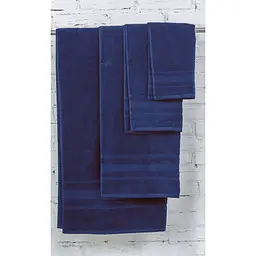 Набір банних рушників №5003 SoftNess Darkblue, 4 шт. (2200003183276) - мініатюра 2