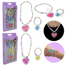 Набір дитячих прикрас з бальзамом для губ Bijoux Makeup Set (UKR2416) в асортименті