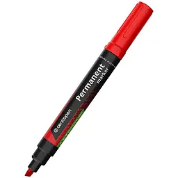 Маркер Centropen Permanent 8576 1-4.6 мм клиноподібний червоний упаковка 10 шт. (8576/02)