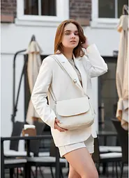 Сумка жіноча Sambag Rose BZN молочний 20 х 24 х 7 см (94000011) - мініатюра 4