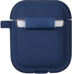 Кейс TOTO Plain Cover With Stripe Style Case AirPods Midnight Blue - мініатюра 2