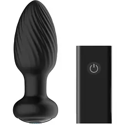 Анальна пробка Nexus Tornado Remote Control Rotating Butt Plug Black - мініатюра 2