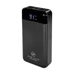 Повербанк 20000mAh Power Bank Kraft KPB-2120FCL Black 22.5W QC3.0 LED-ліхтар (43-00089) - мініатюра 2