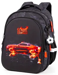 Ортопедичний рюкзак для хлопчика з Машиною School Standard 38х30х18 см для початкової школи (150-34)
