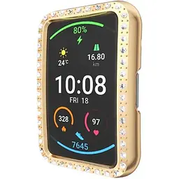 Чохол-бампер DK Пластик Gloss Diamond Full Cover для Huawei Watch Fit / Fit SE (rose gold) - мініатюра 2