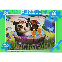 Пазли "Казка", 80 ел сови купання Dankotoys