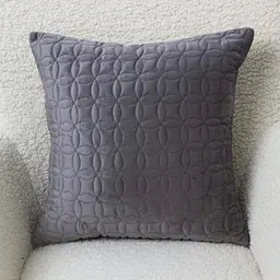 Наволочка декоративна ТЕП Velour Мозаїка 45х45 см сірий (2-05175_36297)