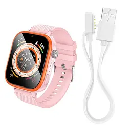 Дитячий смарт годинник Hoco Y101 Сhildren Smart Watch 4G GPS 680mAh/Android 8.1 IP65 Pink - мініатюра 4