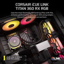 СВО Corsair iCUE LINK TITAN 360 RX RGB Black (CW-9061018-WW) - мініатюра 15