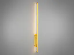 Бра лінійне LED Diasha 7099/600G, 12W, 3000K, золото, металевий каркас, для коридору - мініатюра 3