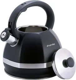 Чайник Marshmallow із нержавіючої сталі зі свистком Kamille Ø19.5х23.5 см kuh0006808 - мініатюра 3