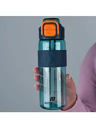Пляшка KITE для води 800 мл блакитно-помаранчева (K25-1234-3) - мініатюра 5